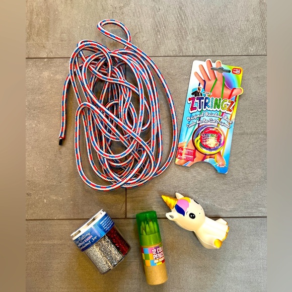 Toys | New Fun Kids Bundle 2 Long Rope Mini Colored Pencil Set ...